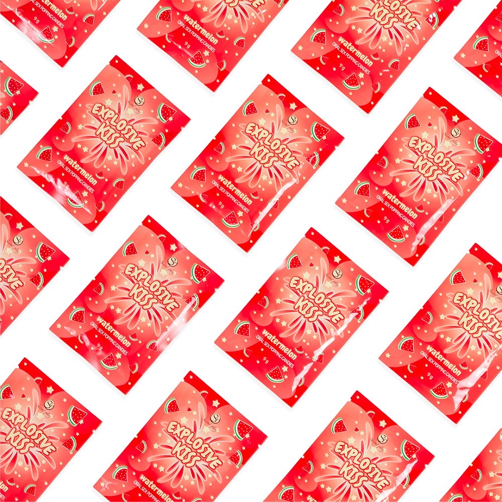 Explosive Kiss Popping Candies Watermelon Flavour - Image 10
