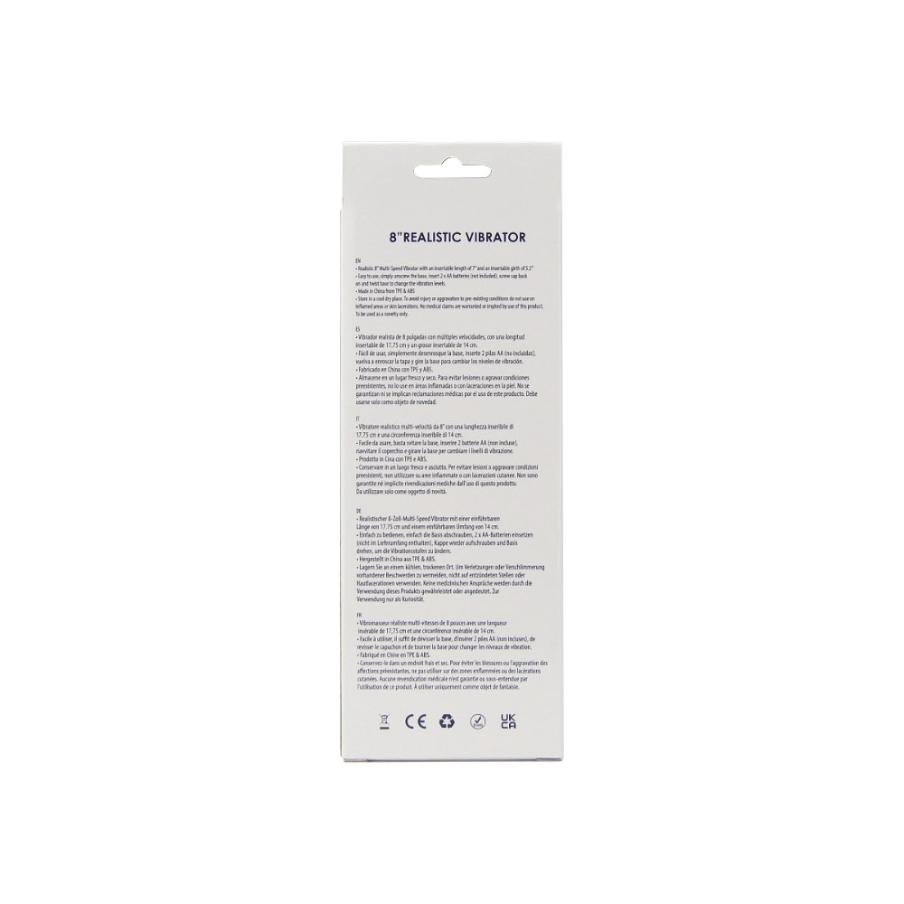 Loving Joy 7 inch Realistic Vibrator Purple - Image 10