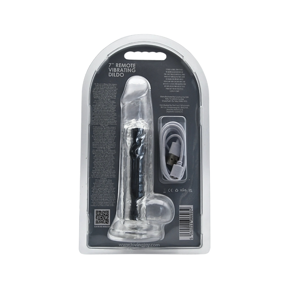 Loving Joy 7 Inch Remote Vibrating Dildo - Image 11