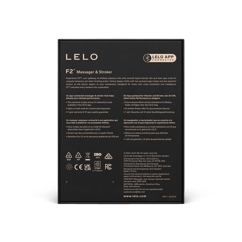LELO F2 Stamina Trainer and Stroker Blue - Image 5