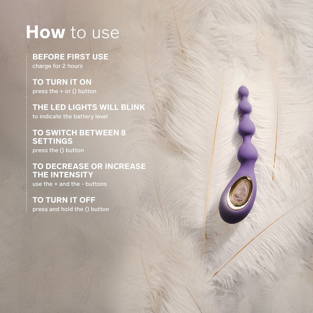 LELO Soraya Anal Beads Violet Dusk - Image 10