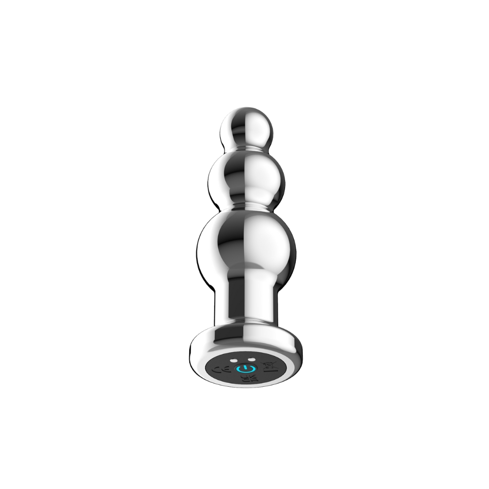 Toosh Remote Controlled Metal Vibrating Anal Beads - Image 4