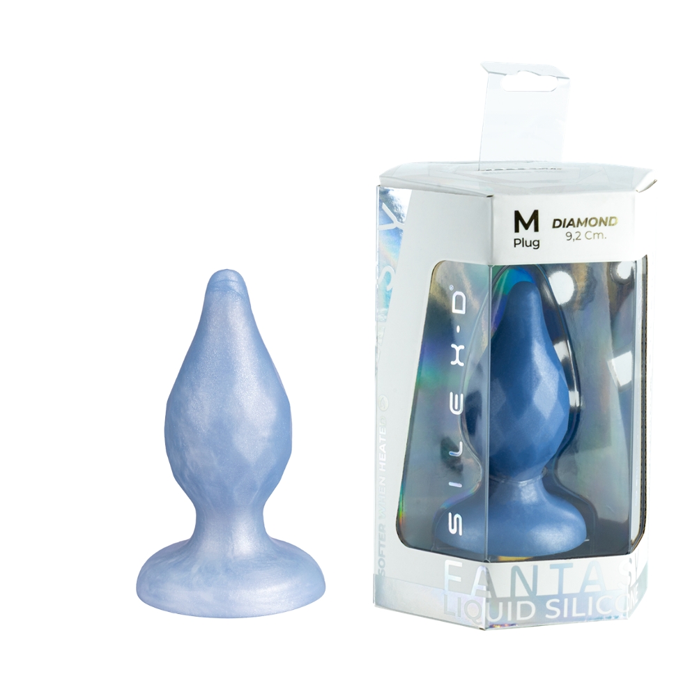 SilexD Fantasy Collection Diamond Butt Plug Medium - Image 7