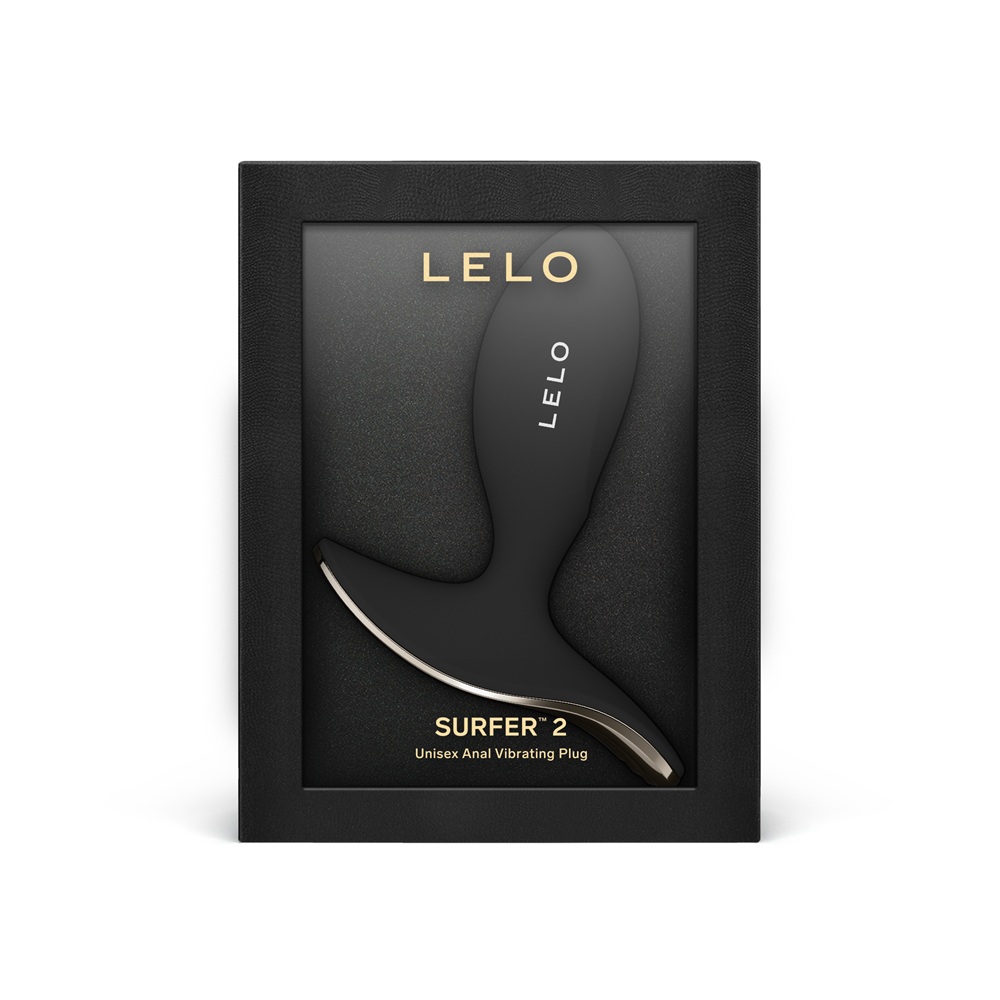 LELO Surfer 2 Unisex Anal Vibrating Plug Black - Image 5