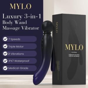 MYLO 3-in-1 Body Wand Massager Spirit