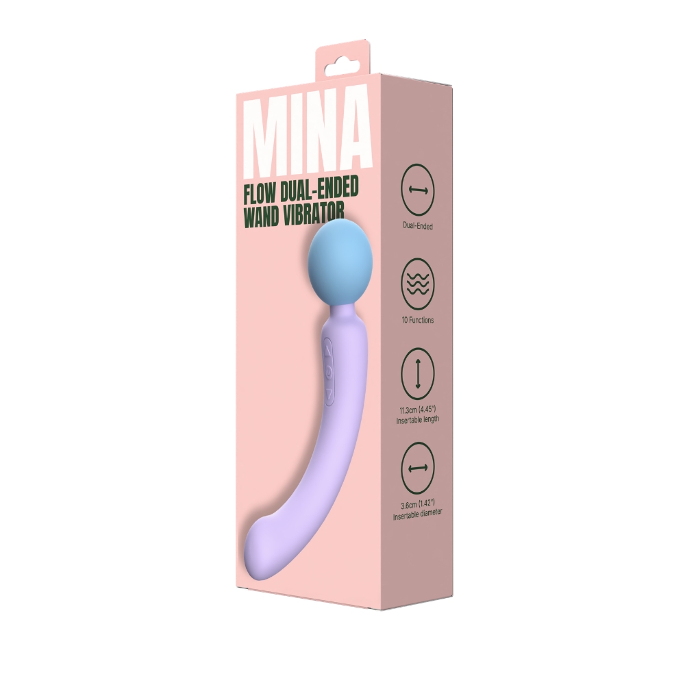 Mina Flow Dual-Ended Wand Vibrator - Image 9