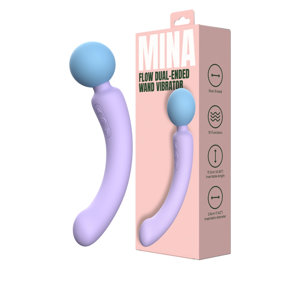 Mina Flow Dual-Ended Wand Vibrator - Image 7
